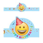 CREATIVE TEACHING PRESS Emoji Fun Happy Birthday Crown, 30 Per Pack PK 2565